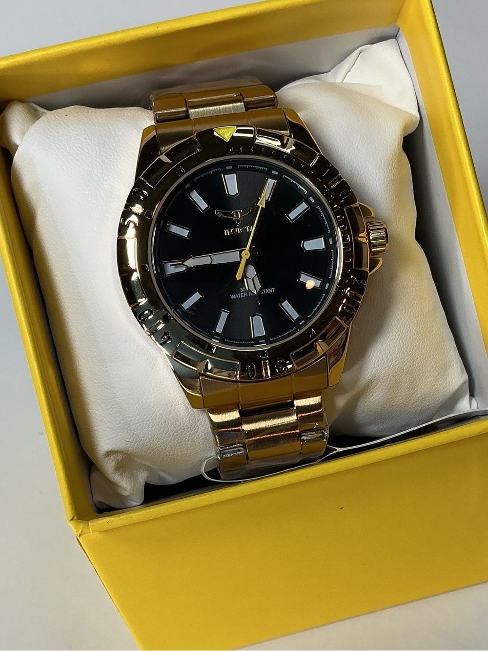 Invicta Gold and Black Men's Bracelet Dive Watch - 69032